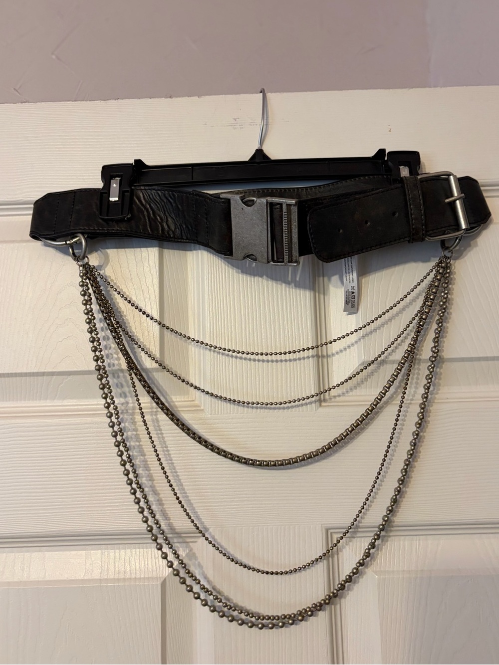 Free People Diamante Chain Belt